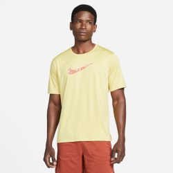 M NK DF WR MILER PR SS Mens Short-Sleeve Running Top