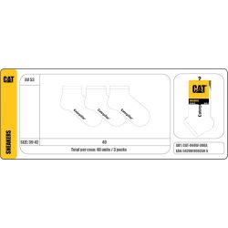 CAT AV53 3-pack bokazokni fehér