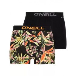 Men boxer ONeill tropical flower & plain 2-pack