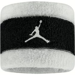 JORDAN M WRISTBANDS 2 PK TERRY WHITE/BLACK/WHITE