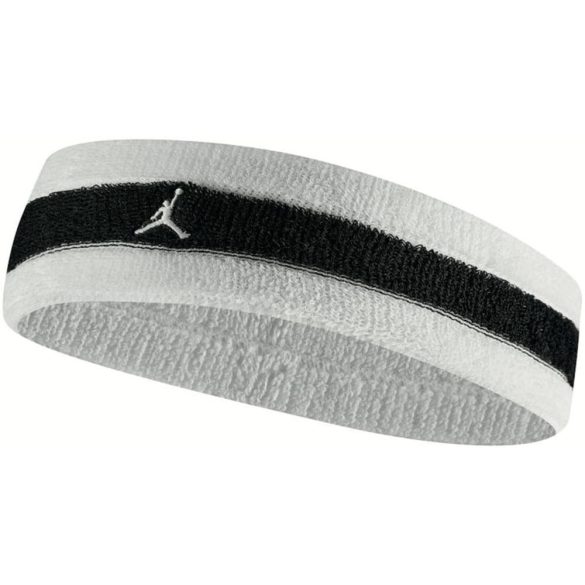 JORDAN M HEADBAND TERRY WHITE/BLACK/WHITE