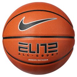   NIKE ELITE ALL COURT 8P 2.0 DEFLATED AMBER/BLACK/METALLIC SILVER/BLACK